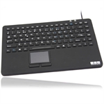Vandt�t tastatur med touchpad, sort (SVENSK layout)